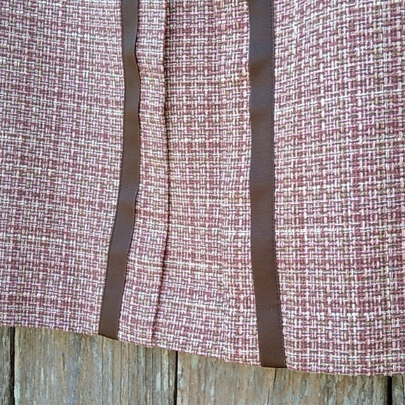 INC Tweed-y Retro Midi Skirt -14- NWT - Picture 6 of 16